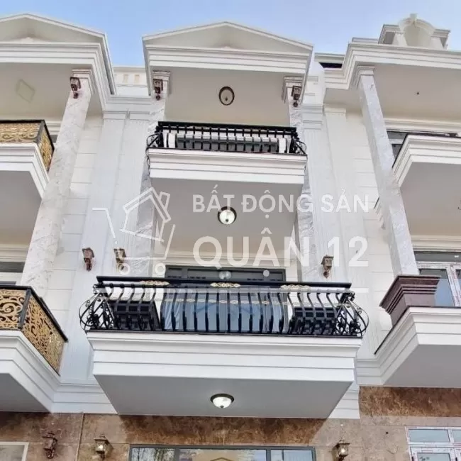 Nhà shr quận 12 - hxhh - 4PN - mới 100%