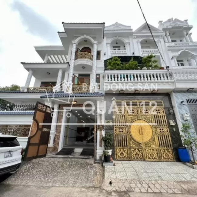 Kẹt tiền bán gấp biệt thự vườn góc 2MT khu VIP Hiệp Thành Quận 12