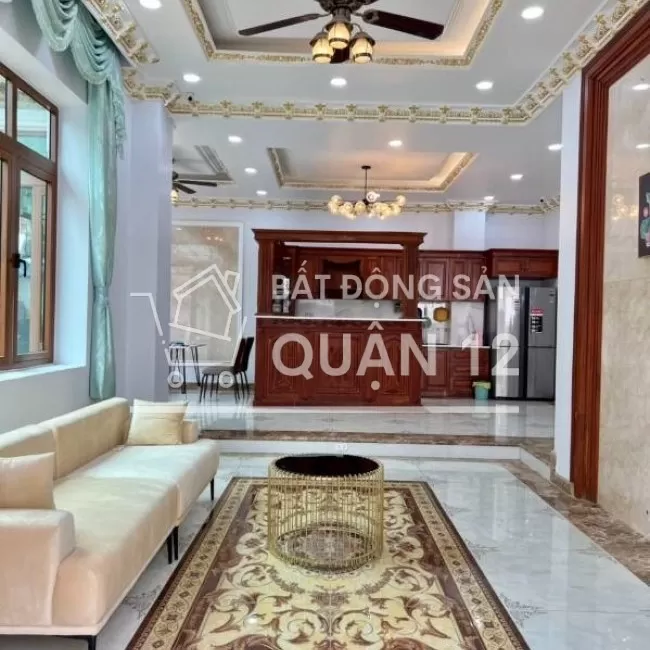 Kẹt tiền bán gấp biệt thự vườn góc 2MT khu VIP Hiệp Thành Quận 12