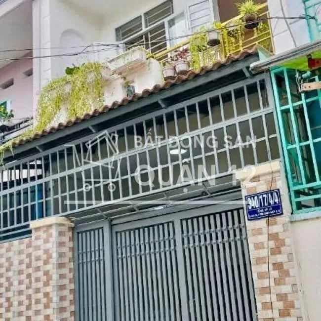Nhà chính chủ 1T1L TCH10, hẻm xe hơi, KDC văn minh yên tĩnh