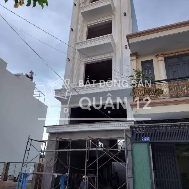 Nhà mặt tiền Đường Số 340,Tân chánh hiệp Q12, Đúc 4 Tấm, 8.490 Tỷ