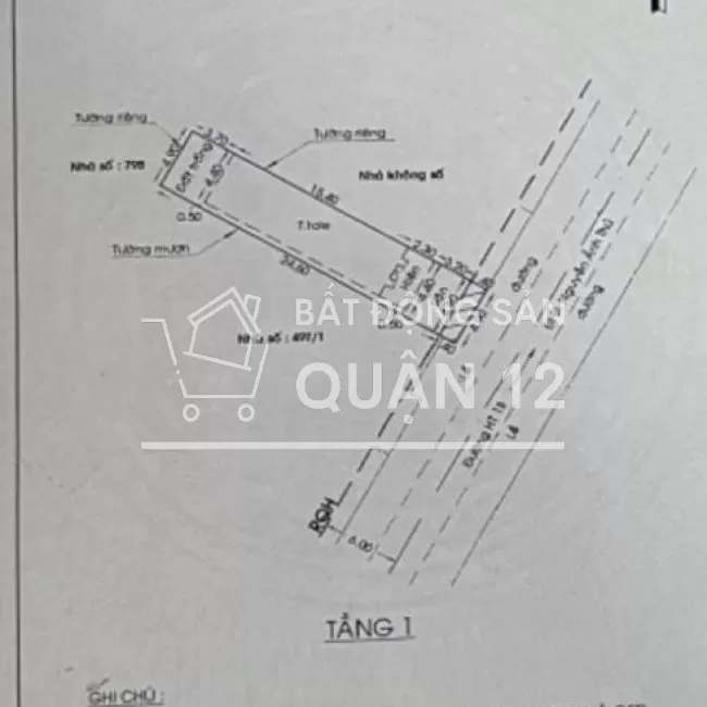 Bán nhà mặt tiền kinh doanh Nguyễn Thị Thơi, Q12, TPHCM, 5*25= 120m2