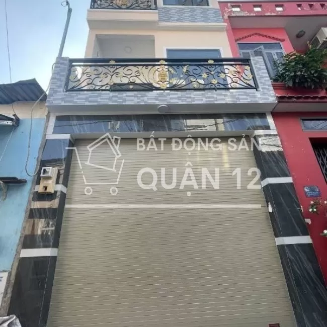 Cần tiền bán căn nhà Quận 12, 4x12m, 1 trệt, 2lầu, 4 p ngủ