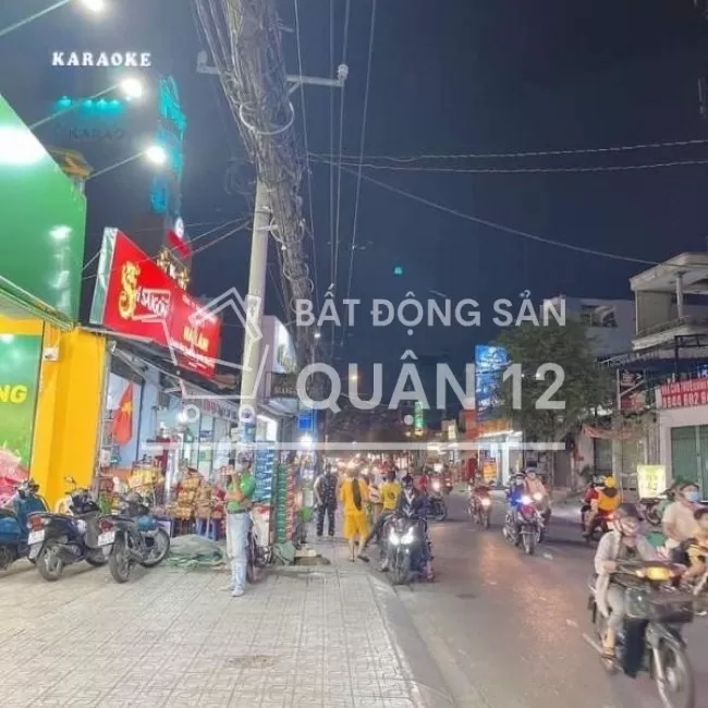 (Quận 12)Bán nhà 2mặt tiền 6m,nở hậu Nguyễn Văn Qúa 305m2 3tầng 22tỷ.