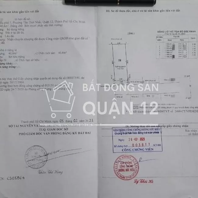 Bán nhà Tân Thới Nhất 40m2 SHR cỉ 3 tỷ...