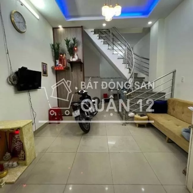 Nhà Hẻm Phan Văn Hớn,Tân Thới Nhất,Q12, DT : 32m2(4x8),Giá :1T560, SHR