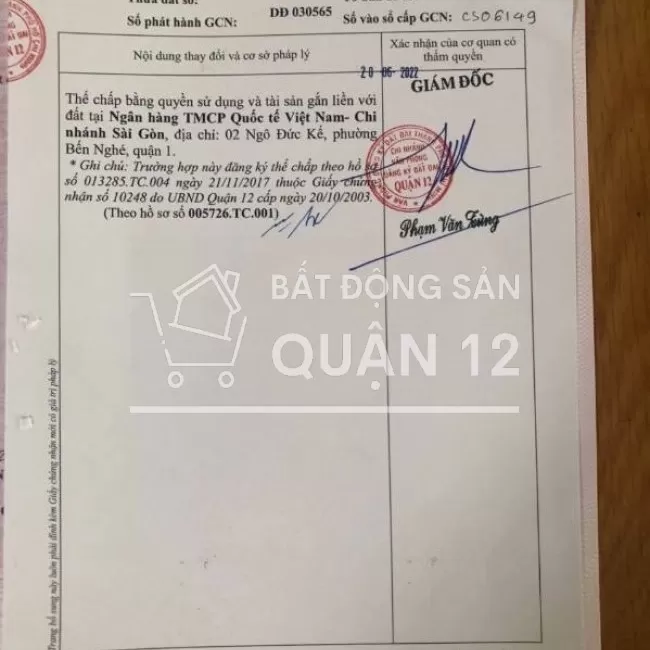Bán nhà Phan Văn Hớn hẻm 6m, SH, 2 tầng, 