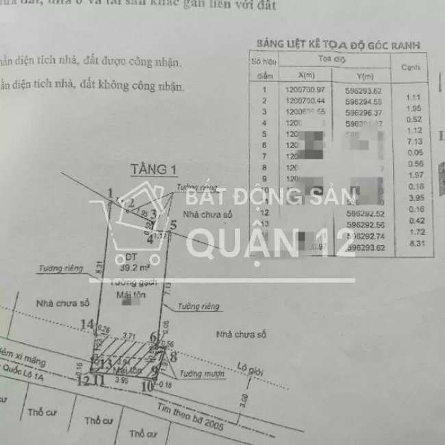 Bán gấp nhà sổ hồng riêng 4×10m hẻm xe hơi cách nhà 5m,Q12