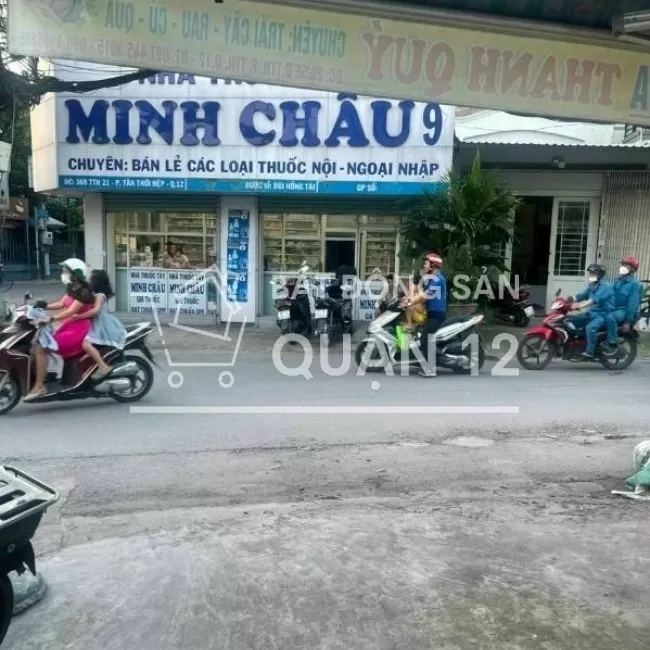 Bán nhà mặt tiền TTH 21  Quận 12, khu hợp chợ tự phát kinh doanh