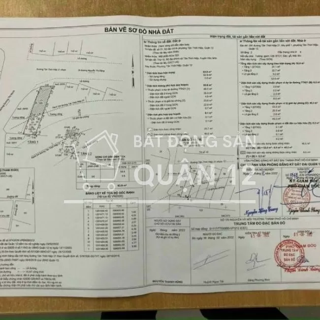 Bán nhà mặt tiền TTH 21  Quận 12, khu hợp chợ tự phát kinh doanh