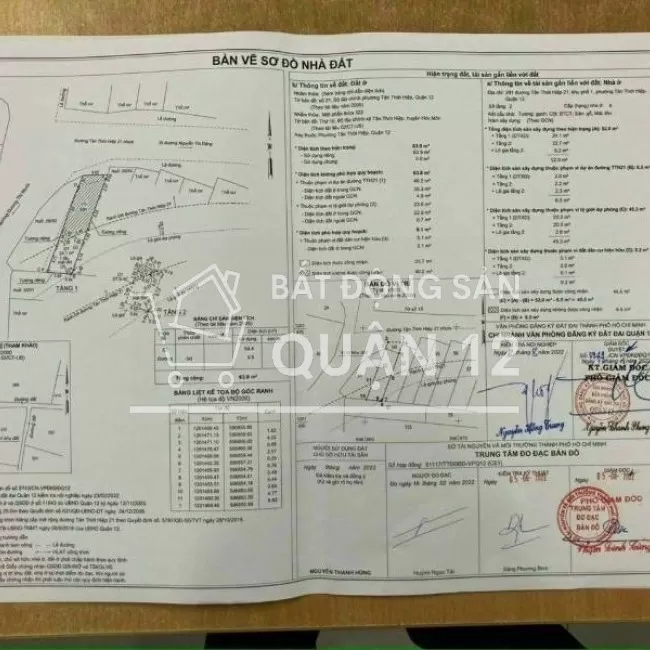 Bán nhà mặt tiền TTH21, ngay ngã tư khu họp chợ tự phát