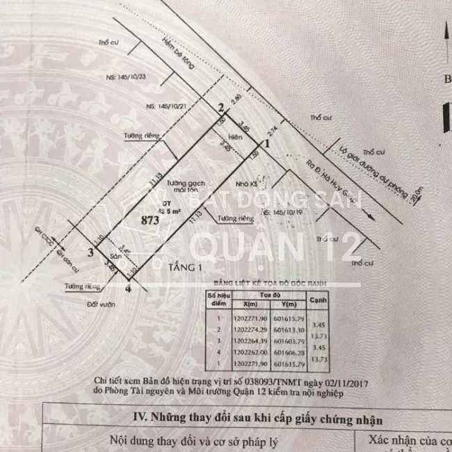 Thạnh Lộc 13, bán nhà SHR ngay Chợ Cầu Đồng,Gía 2,65 tỷ, rẻ nhất Q. 12