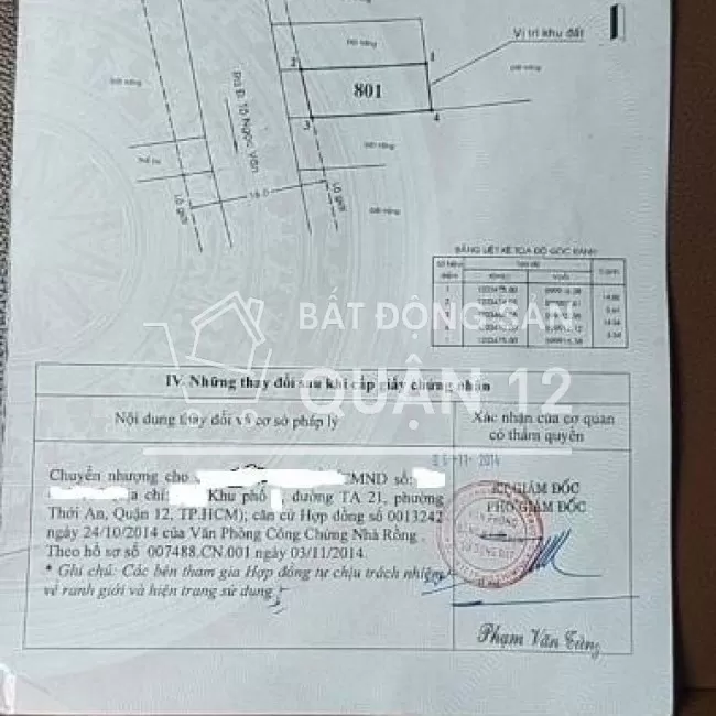 Thạnh Xuân 25, Bán dãy trọ 2MT (5.5x14.5m) Đường 10m Gía 6,5 tỷ.