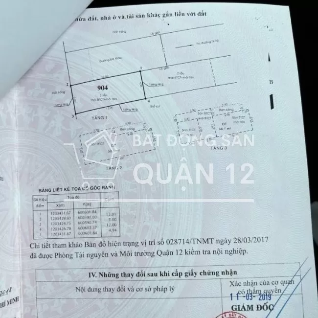 Nhà bán giá rẻ Thạnh Xuân 25, 1 trệt 2 lầu giá 4,55 tỷ