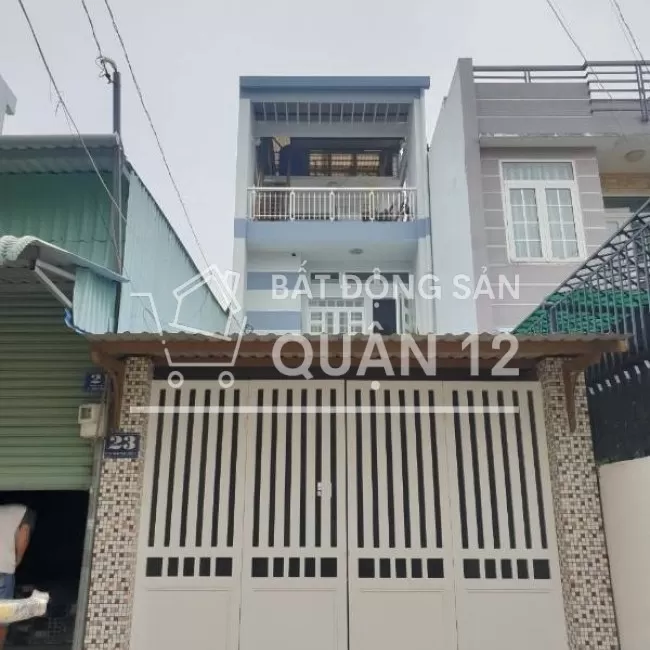  bán nhà Quận 12 nhà mặt tiền thạnh xuân 38 1 trệt 2 lầu giá 5,5 tỷ