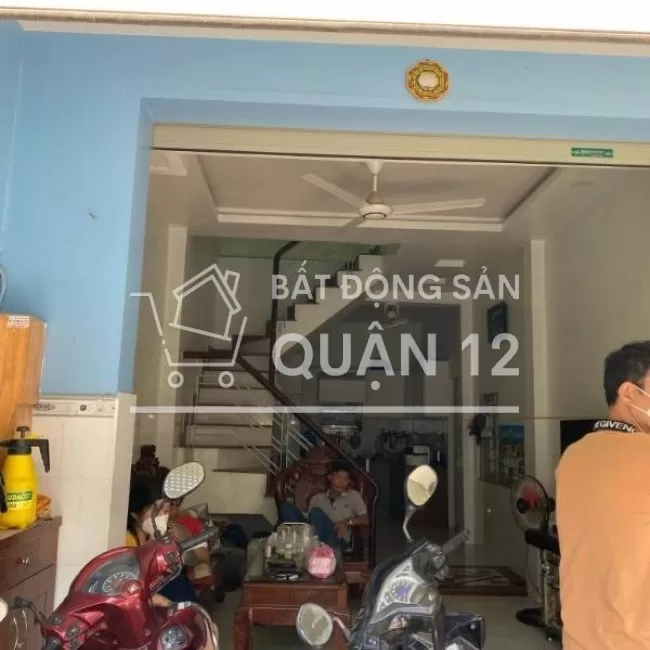 Nhà 2 lầu mặt tiền Tx38 + 5 phòng trọ, DT:104m2 (5x21) xây hết đất.