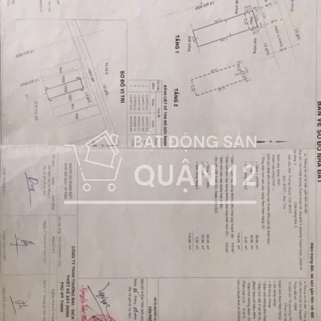 Bán nhà Thạnh Xuân 52, 1tr 1L rẻ nhất khu :Gía :3,95 tỷ,Lh:0919077588.