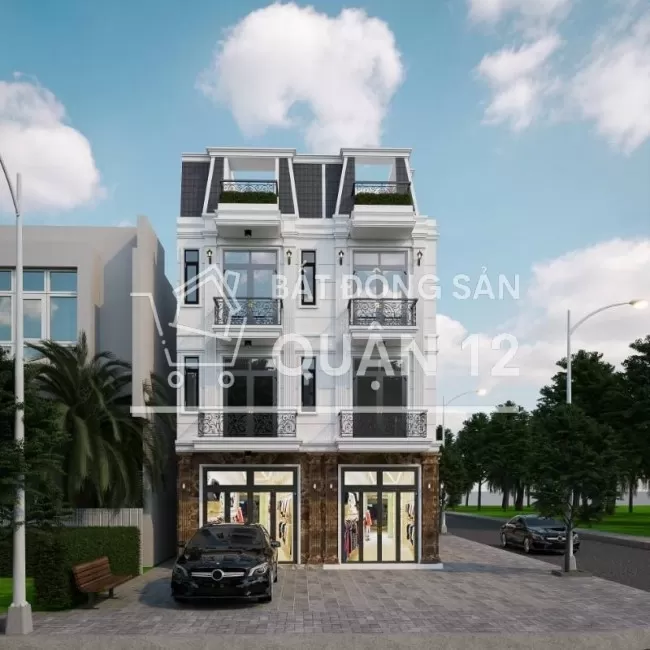 Nhà mới xây sát chợ,  cách gò vấp 1km.