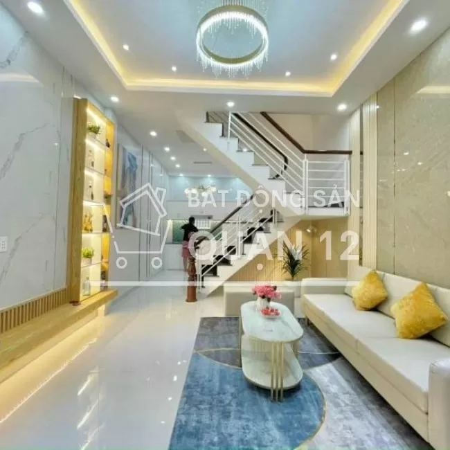Bán nhà  1 trệt 3 lầu có sân thượng Đ. Trần Thị Hè , Giá đẹp 3 tỉ 150