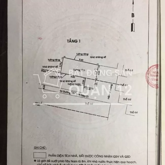 Chính chủ bán nhà cấp 4 gác lửng