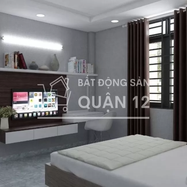 bán nhà Quận 12 nhà 1 trệt 2 lầu giá 1,22 tỷ 