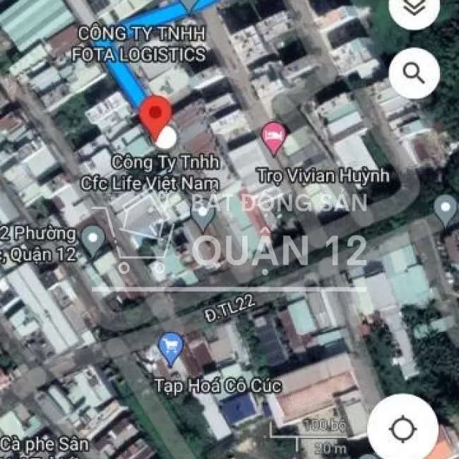 Bán lô đất 4x18m đường Hà huy Giáp ngày cầu Giao Khẩu. 