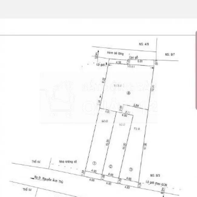 đất Tân Chánh Hiệp q12 ,,dt4x15 đường 8m giá 3,480 tỷ Tl 