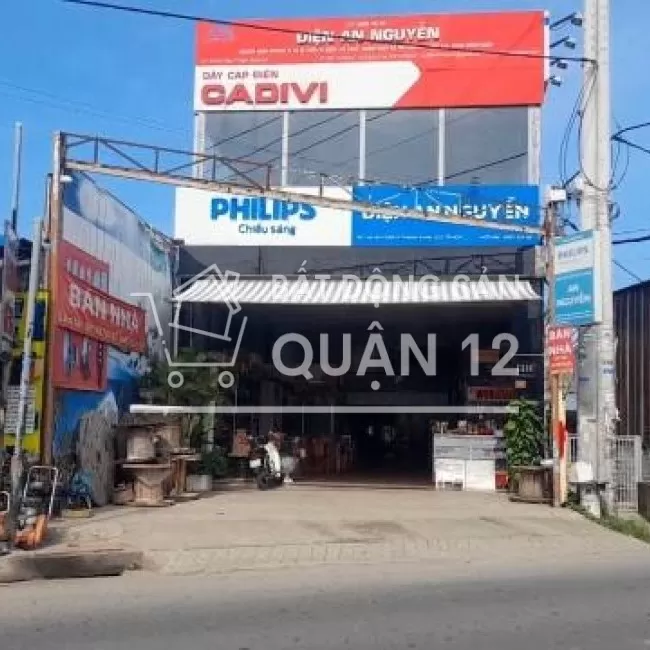 Nhà mặt tiền Hà Huy Giáp 8 x 40m. Ngay Ngã Tư Ga. SHR. Tc 303m²