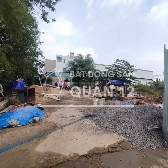 Đất ngay chợ phường Thạnh Xuân, 75.6m2 đất thổ cư.
