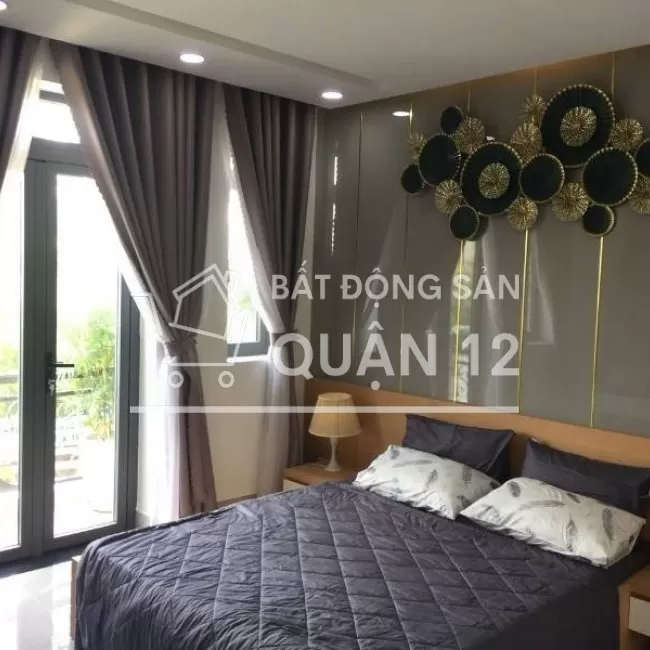 Cần bán gấp nhà 4 tầng mới xây ngay Khu Du Lịch Bến Xưa Q12