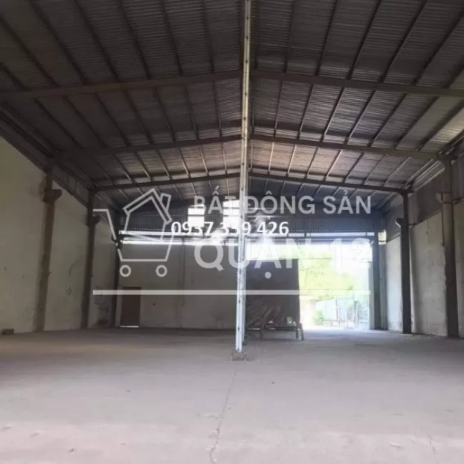 Cho thuê nhà xưởng thới an , quận 12 , DT: 1.200m2