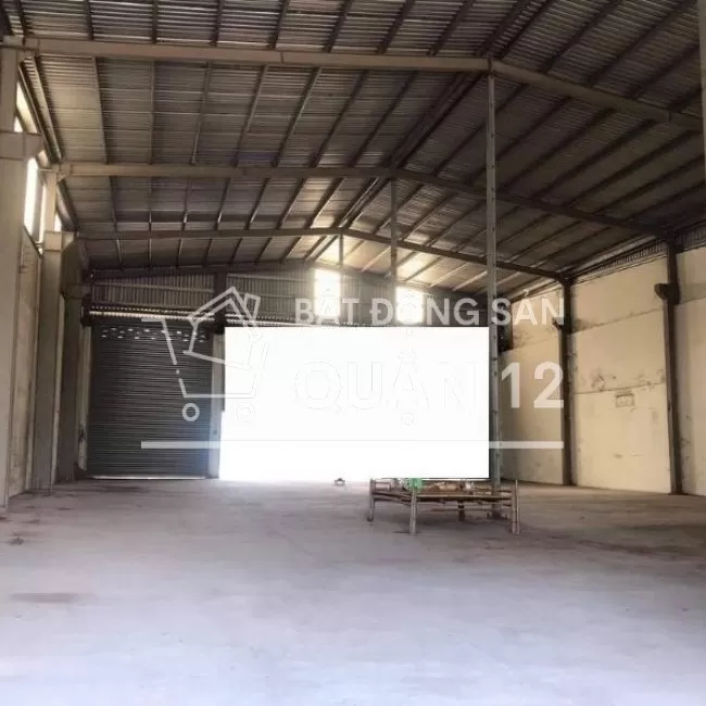 Cho thuê nhà xưởng thới an , quận 12 , DT: 1.200m2