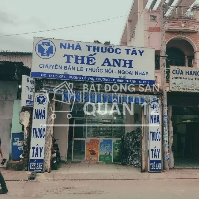 Cần bán gấp nhà mặt tiền đường 551 phường hiệp thành, quận12