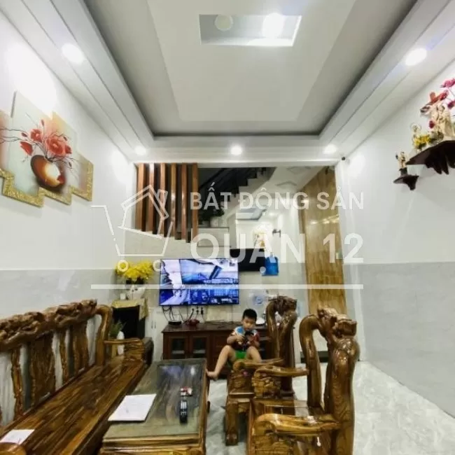 Bán nhà đẹp, TCH, Q.12, 88m2, trệt lầu, mới xây 2020, chỉ 4.75 tỷ tl.