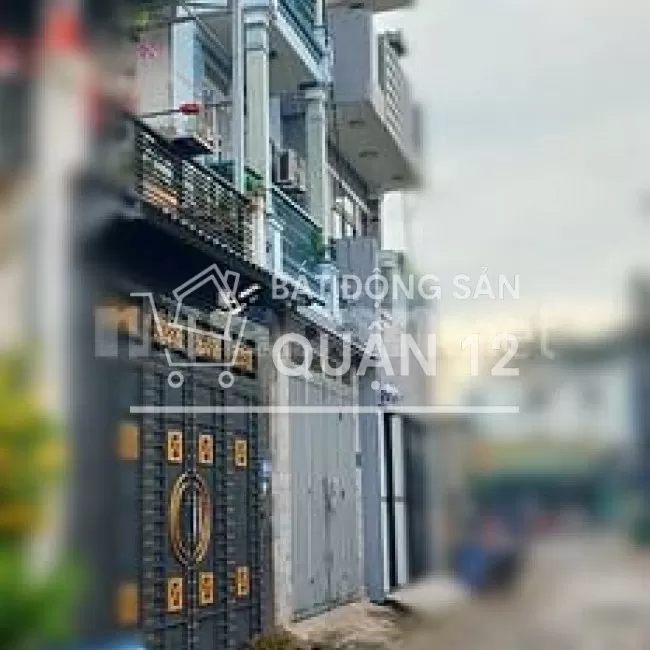 Q.12.TCH 177m2 trệt 3 lầu, 6 phòng trọ riêng đang có thu nhập