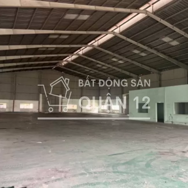 Cho thuê kho xưởng 5000m. Kv quận 12, tphcm