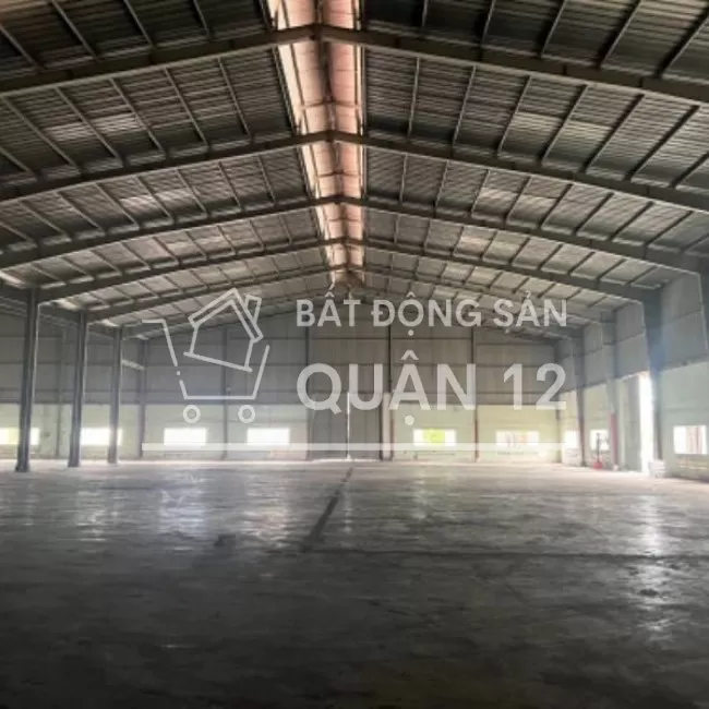 Cho thuê kho xưởng 5000m. Kv quận 12, tphcm