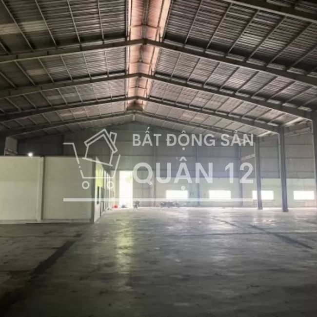 Cho thuê kho xưởng 5000m. Kv quận 12, tphcm