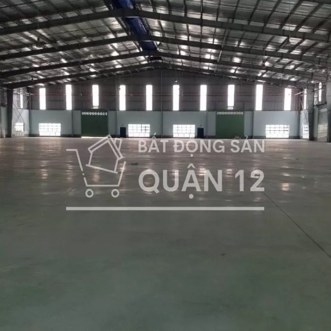 Cho thuê nhà xưởng quận 12 dt: 11.000m2 giá 950 triêu/tháng 