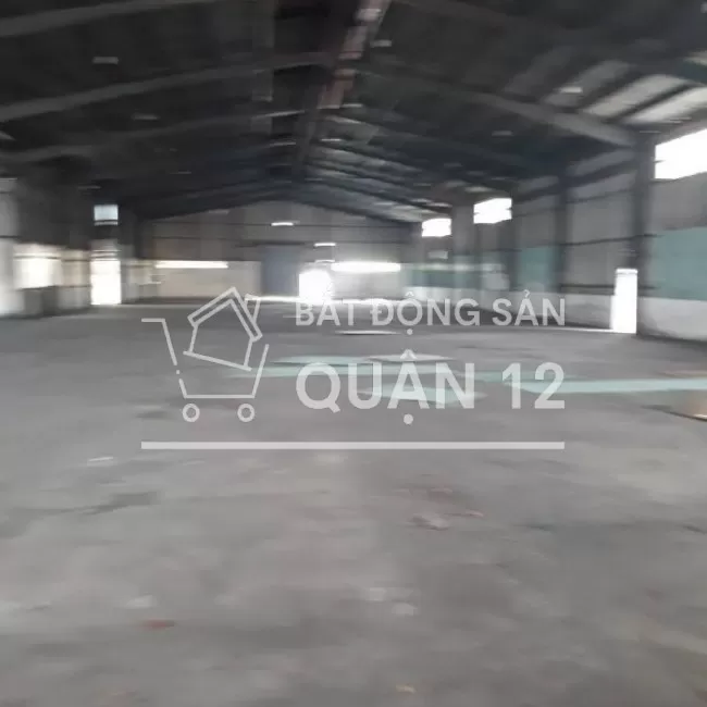 Cho thuê nhà xưởng quốc lộ 1A , quận 12 , DT: 2.200m2