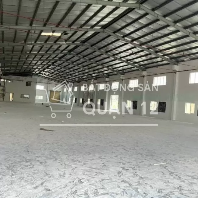 Cho thuê kho xưởng 4.400m2 mặt tiền đường Tân Thới Nhất 8, Quận 12.