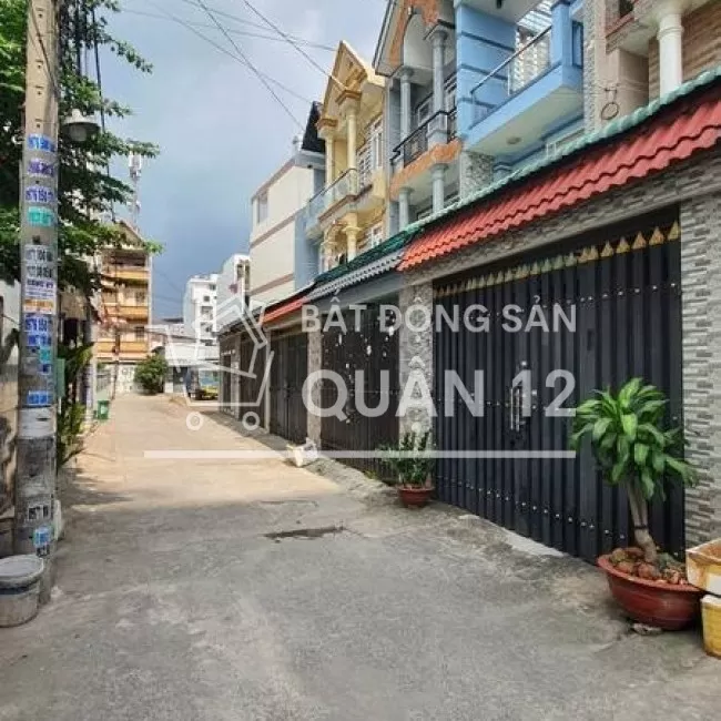 Bán nhà trung mỹ tây, ngay cầu vượt quang trung, 4x21, 3 tầng, hẻm 6m