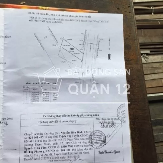 Mặt tiền Tô Ngọc Vân 9,2x31=276m2 nở hậu 10m SHR full thổ.Giá 20,5 tỷ