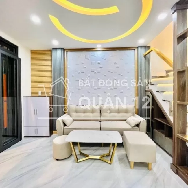 Gần Chợ Vườn Lài An Phú Đông, Nhà 3 Lầu, 5x15m, Mới Xây Giá 4.8Tỷ, SHR