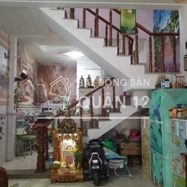 Nhà hẻm Lê Văn Khương, 4x12m, cấp 4 lửng, hẻm 6m nhựa