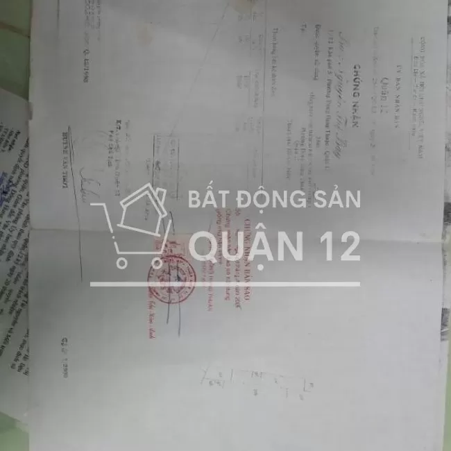 CẦN TIỀN BÁN GẤP NHÀ TRONG HẺM NGUYỄN VĂN QUÁ, QUẬN 12, 4X16M, GIÁ RẺ