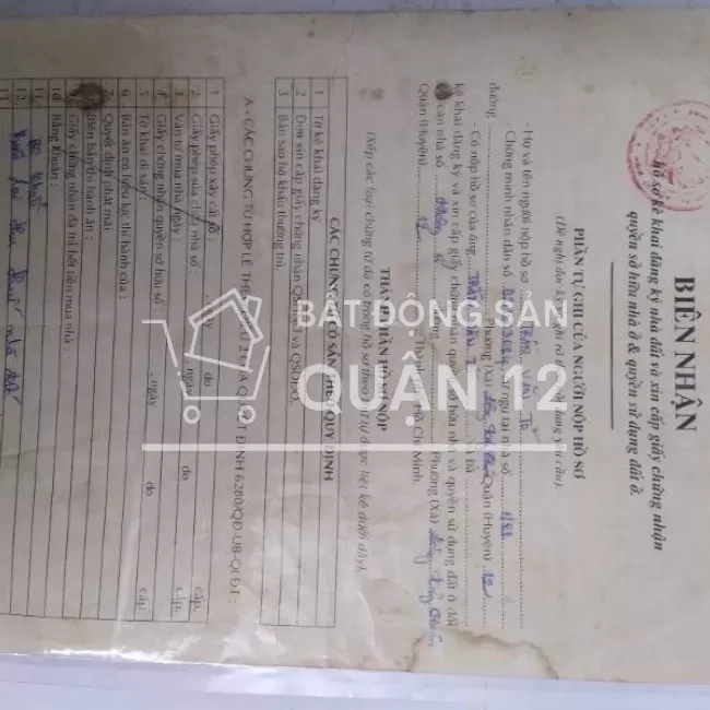 CẦN TIỀN BÁN GẤP NHÀ TRONG HẺM NGUYỄN VĂN QUÁ, QUẬN 12, 4X16M, GIÁ RẺ