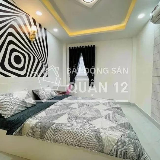 Nhà shr quận 12 - hẻm 6m - 4PN 