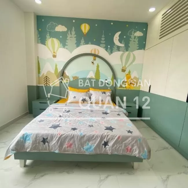 Nhà 4x18m, 3 lầu, đường Hà Huy Giáp giá 4,8 tỷ (TL) gần UBND Thạnh lộc