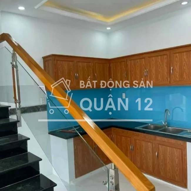 Nhà hẻm HT 17 Hiệp Thành, 4x13m, 1 lầu, hẻm 3,5m nhựa, mới đẹp 3PN